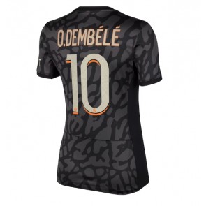 Paris Saint-Germain Ousmane Dembele #10 Rezervni Dres za Ženska 2023-24 Kratak Rukavima